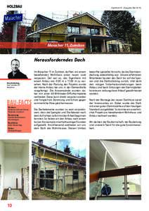 HOLZBAU  Spektrum 81 (Ausgabe MaiMaiacher 11, Zumikon