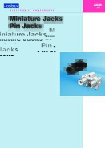 JAC09 E-03 Miniature Jacks Pin Jacks