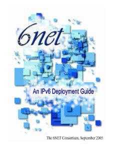 An IPv6 Deployment Guide Editor: Martin Dunmore