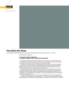 44  &CULTURE The play’s the thing Shelf improvement