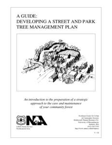 A GUIDE: DEVELOPING A STREET AND PARK TREE MANAGEMENT PLAN An introduction to the preparation of a strategic approach to the care and maintenance
