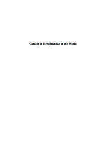 Catalog of Keroplatidae of the World  NEAL L. EVENHIUS is a research entomologist and