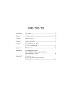 CONTENTS Introduction The Basics............................................................................1  Chapter 1