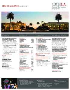 LMU AT A GLANCE[removed]