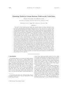 Wind / Tropical cyclone / Poisson distribution / Atlantic hurricane / Probability distribution