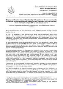 Law / Same-sex unions and military policy / Recognition of same-sex unions in Italy / LGBT rights in France / Civil solidarity pact / French law