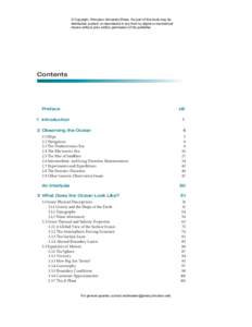 Modern Observational Physical Oceanography: Understanding the Global Ocean - TOC