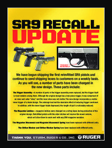 Trigger / Latch / SR9 / Ruger SR series / Mechanical engineering / Semi-automatic pistols / Mechanisms