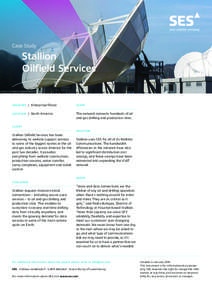 Case Study  Stallion Oilfield Services  INDUSTRY