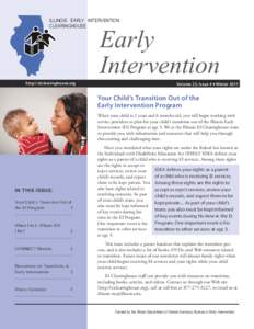 ILLINOIS EARLY INTERVENTION CLEARINGHOUSE http://eiclearinghouse.org  Early