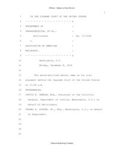 Antonin Scalia / Public Company Accounting Oversight Board / John Roberts / Supreme Court of the United States / Amtrak / United States Constitution / Rail transportation in the United States / Transportation in the United States / Conservatism in the United States