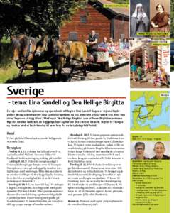 Rundtur med hestevogn  Hellige Birgitta og Lina Sandell Polkagris-kogeri