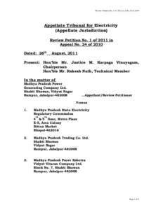 Microsoft Word - R.P. No. 1 of 2011 in Appeal No. 24 of 2010