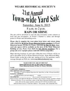 Microsoft Word - Yard Sale Formdoc