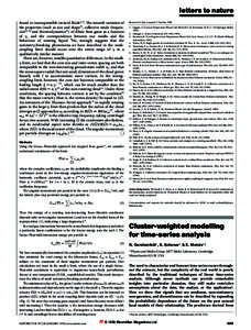 letters to nature found in incompressible inviscid ¯uids5,19. The smooth variation of the properties (such as size and shape16, collective mode frequencies24±26 and thermodynamics27) of dilute Bose gases as a function 