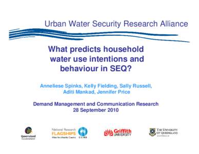 Phase 1 Results: Water conservation beliefs