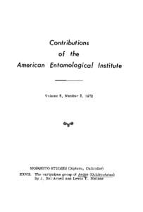 mosquito studies: the varipalpus group of aedes (ochlerotatus)