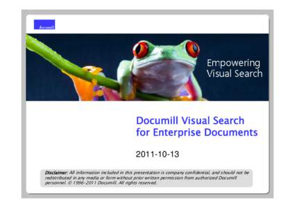 Documill Visual Search & e-Discovery Solutions