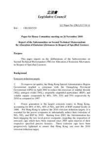 立法會 Legislative Council LC Paper No. CB[removed]Ref.  :