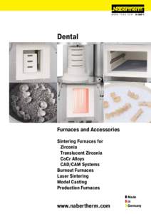 Dental  Furnaces and Accessories Sintering Furnaces for Zirconia Translucent Zirconia