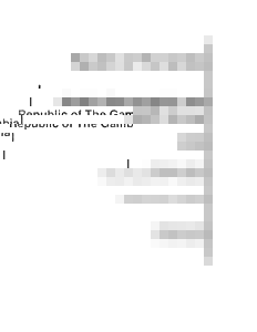 Gambia DHSPreliminary Report [PR36]