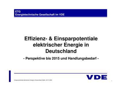 ETG Energietechnische Gesellschaft im VDE