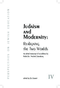 EDUCATION JEWISH ON PERSPECTIVES  Judaism