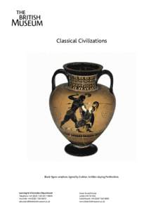 Iliad / Troilus / Achilles / Black-figure pottery / Trojan War / Hector / Athena / Red-figure pottery / Odysseus / Greek mythology / Mythology / Ancient Greece