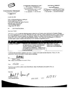 INTEGRATIVE THERAPEUTICS INC.‘ NF Formulas + PhytoPharmica Tyler Encapsulations