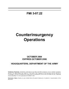 FMI[removed], Counterinsurgency Operations