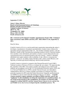 Pesticide regulation in the United States / Soil contamination / Biocides / Chemical substances / Environmental health / Federal Insecticide /  Fungicide /  and Rodenticide Act / Pesticide / United States Environmental Protection Agency / CropLife International