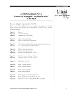 Alt-MSA 2012 Handbook  Alt-MSA Handbook Part 6: Resources to Support Implementation of Alt-MSA