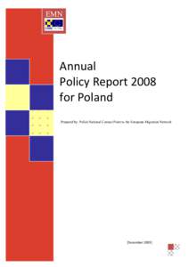 20. POLAND_National Report for Annual Policy Report 2008_Version 26Feb10 (EN).doc