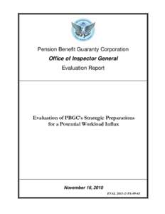 Financial economics / Pension / Inspector General / Economics / Defined benefit pension plan / Urban planning / Finance / Charles E.F. Millard / Bradley Belt / Employee Retirement Income Security Act / Pension Benefit Guaranty Corporation / Year of birth missing