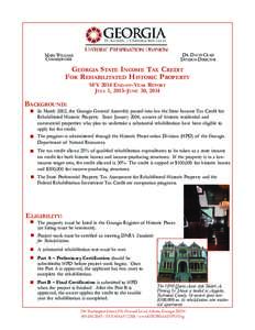 Income tax in the United States / National Register of Historic Places / Public economics / Tax incentive / Tax / State income tax / Political economy / Business / Low-Income Housing Tax Credit / Tax credit / Taxation / State taxation in the United States