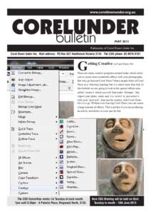 MAY 2013 Publication of Corel Down Under Inc. Corel Down Under Inc. Mail address: PO Box 627 Heathmont Victoria 3134 The CDU phone: [removed]G