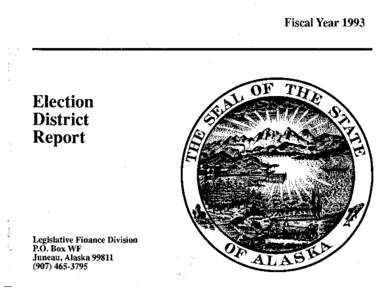 Fiscal Year[removed]Election District Report