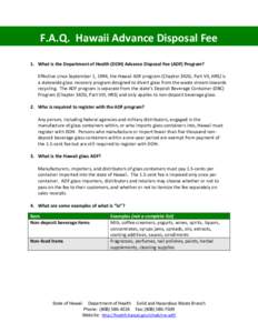 Glass / Containerization / Alcoholic beverage / Recycling / Sustainability / Environment / Container deposit legislation in the United States / Recycling in the United States / Waste management / Dielectrics