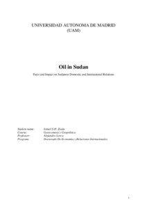 Second Sudanese Civil War / White Nile / Block 5A /  South Sudan / Heglig / Sudapet / Greater Nile Petroleum Operating Company / South Sudan / Sudan / China National Petroleum Corporation / Africa / States of Sudan / Khartoum