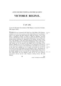 ANNO DECIMO TERTIO & DECIMO QUARTO  VICTORIÆ REGINÆ. **********************************************************  C A P. LIX.