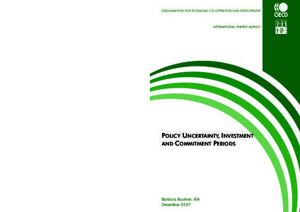 ORGANISATION FOR ECONOMIC CO-OPERATION AND DEVELOPMENT  INTERNATIONAL ENERGY AGENCY Graphic design: Betrand Sadin