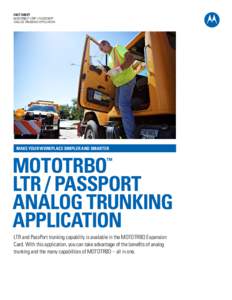 MOTOTRBO XPR 7000 Series Accessories Fact Sheet