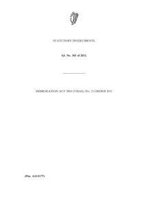 STATUTORY INSTRUMENTS.  S.I. No. 345 of 2011.