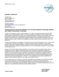 Spectroscopy / The Unscrambler / Multivariate statistics / Process analytical technology / Software development process / Multivariate analysis / Data analysis / Statistics / Science / Computational chemistry