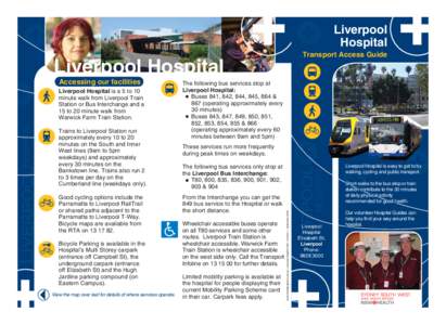 PRINT  Liverpool Hospital Transport Access Guide