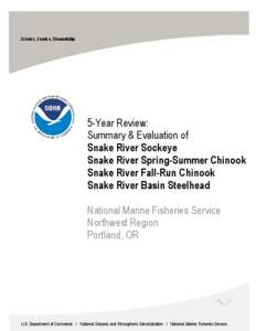 Science, Service, Stewardship  5-Year Review: