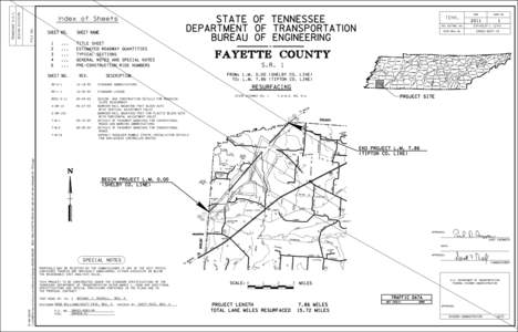 STATE OF TENNESSEE  SHEET NO. 2011