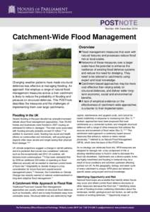 Catchment-Wide Flood Management
