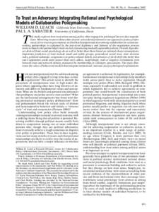 American Political Science Review  Vol. 99, No. 4 November 2005