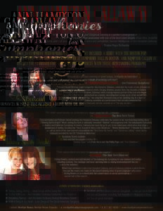 “Ann Hampton Callaway’s Streisand Songbook evening is a perfect convergence of wonderful things: iconic songs associated with one of the best-loved singers of our time, beautiful orchestrations, and – of course –
